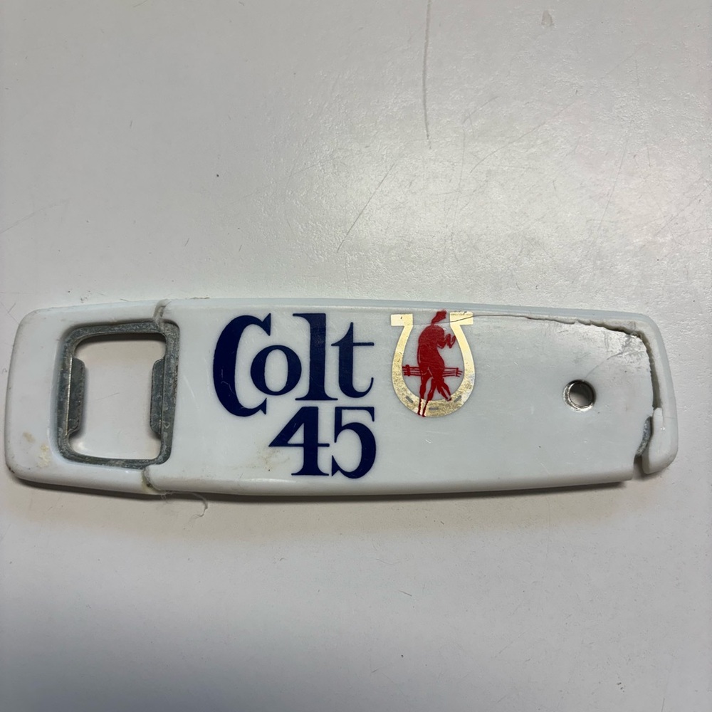 VINTAGE COLT 45 BOTTLE OPENER (some marks)